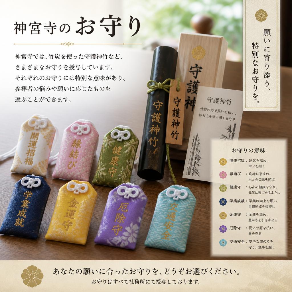 多様なお守りの種類とその効果