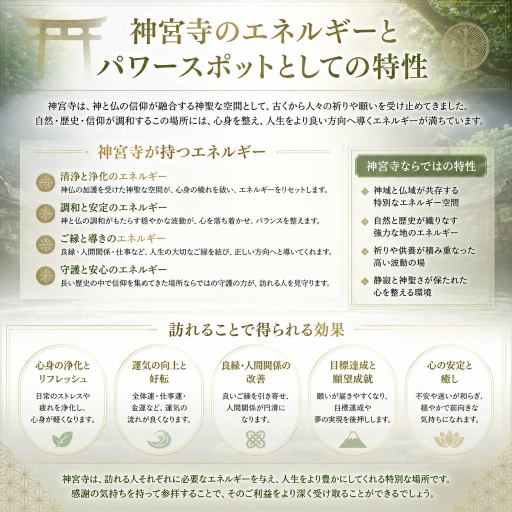 パワースポットとしての神宮寺の魅力