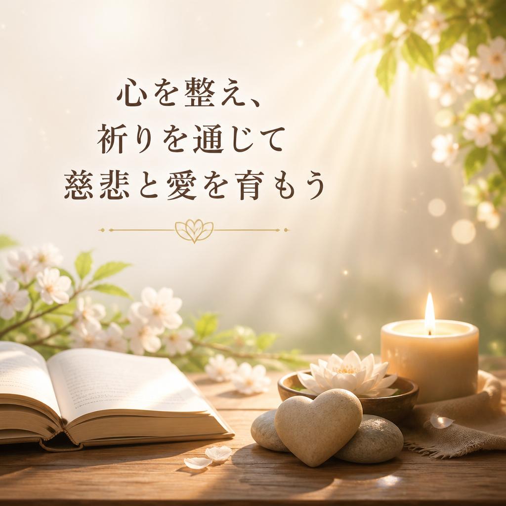 心を整え、祈りを通じて慈悲と愛を育もう