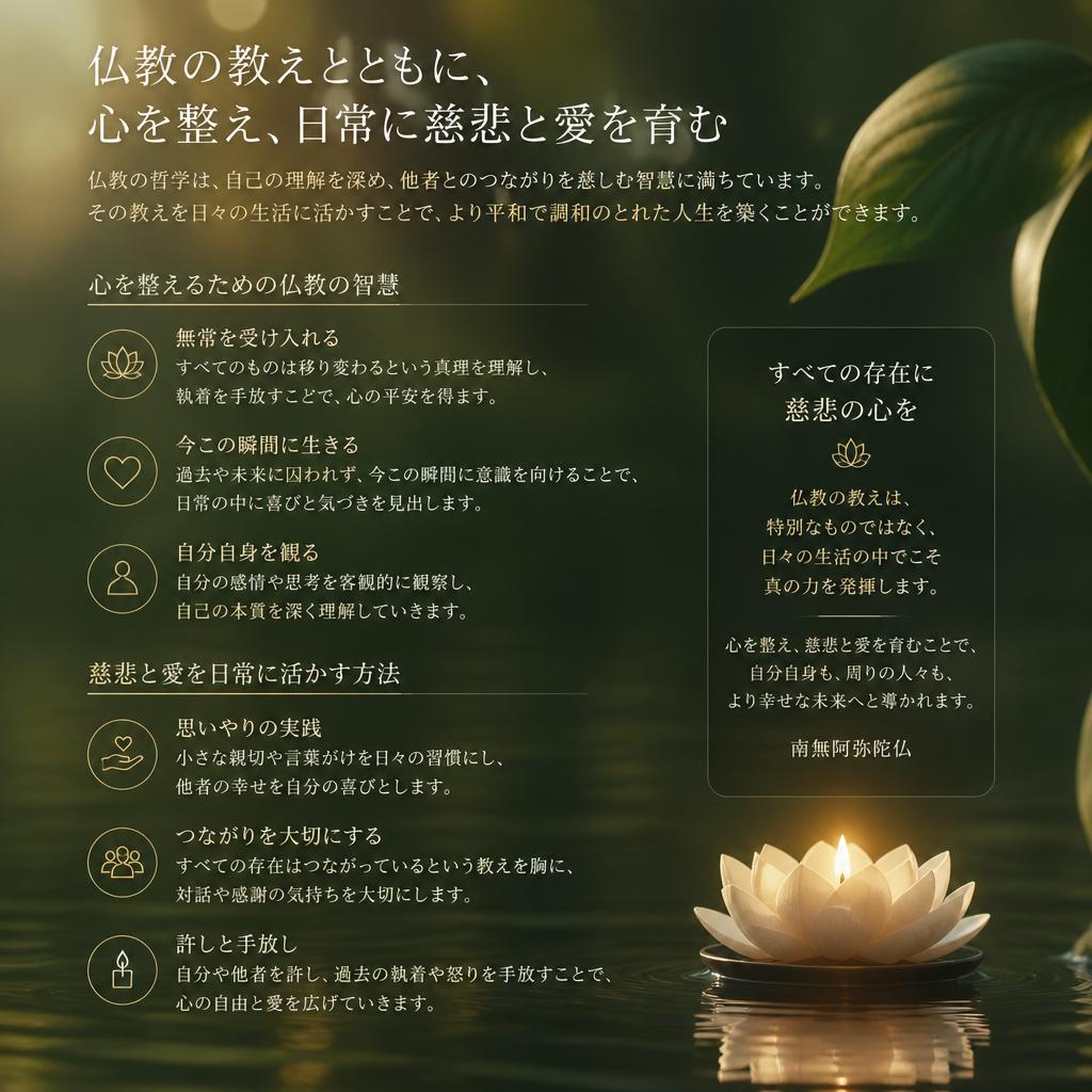 仏教の教えから学ぶ