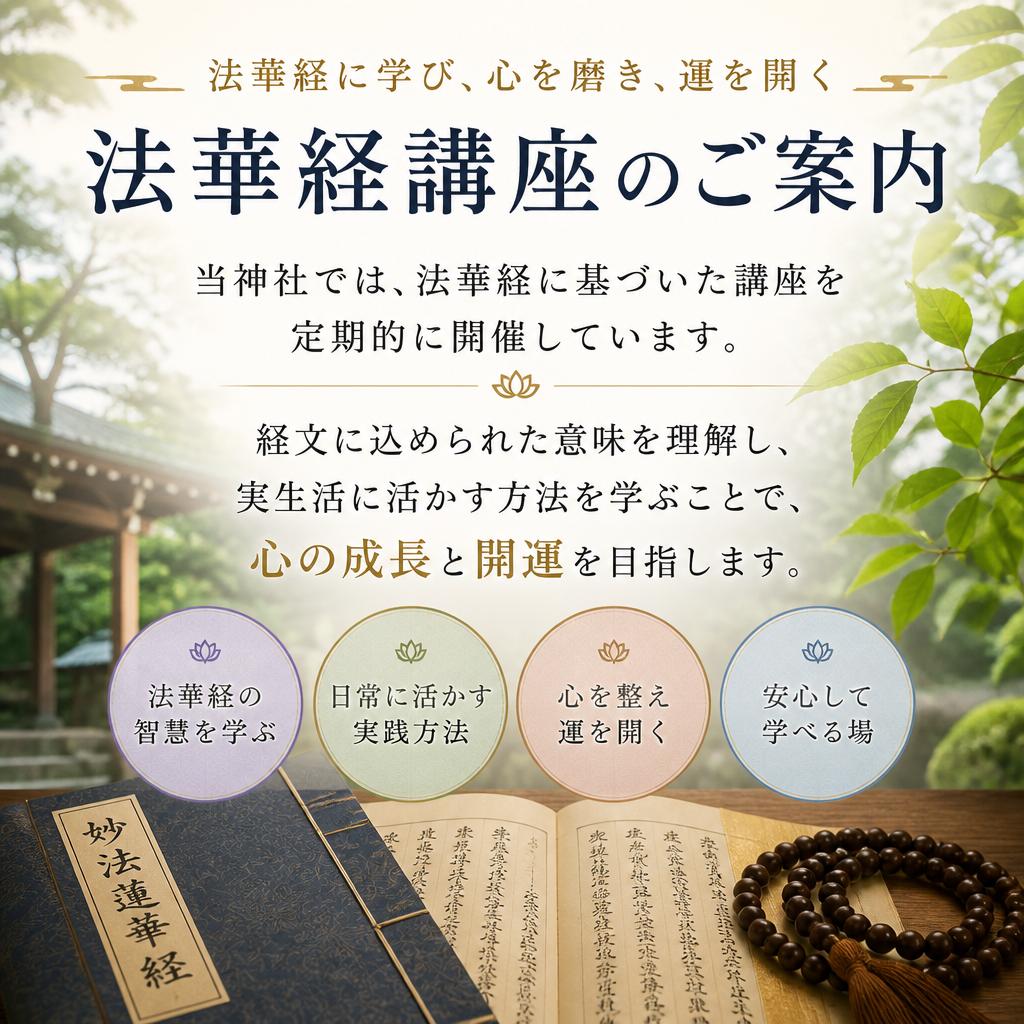 法華経講座で学ぶ